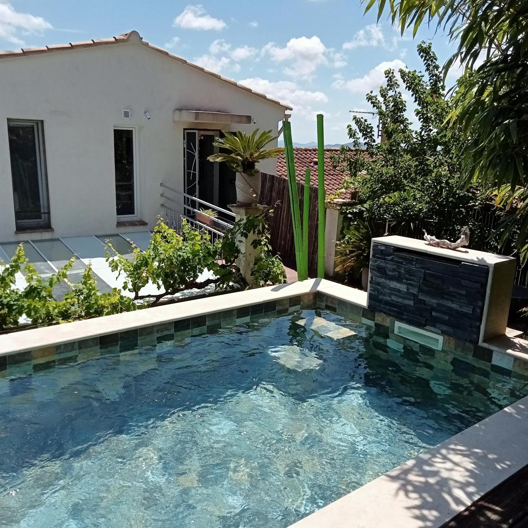 Logement De Charme Avec Piscine Et Jacuzzi Carnoules  Экстерьер фото